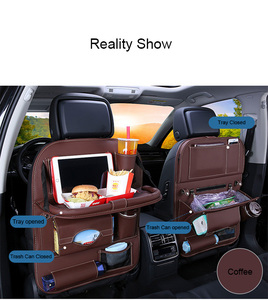 Mobil Kursi Belakang <span class=keywords><strong>Organizer</strong></span> Pu Kulit Kursi Mobil <span class=keywords><strong>Organizer</strong></span> untuk Mobil dengan Lipat Meja Makan