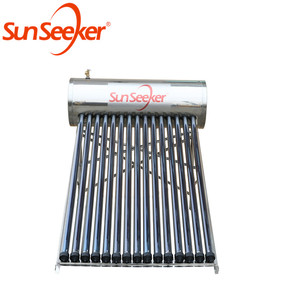 Calentador de agua <span class=keywords><strong>solar</strong></span> para exteriores de 100L de estilo integrador, tubo evacuado para hogar y piscina, presión de agua caliente y termostato de vacío - Product Image 4