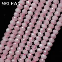 Quartz rose de madascar, naturel, 3*4mm, pierres précieuses, tendance, perles pour la fabrication de bijoux, vente en gros