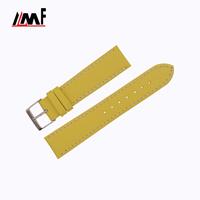 Bracelet de montre de haute qualité, durable, en cuir de veau italien Epson, coloré, luxueux, avec boucle en acier inoxydable de 16 mm et 18 mm.
