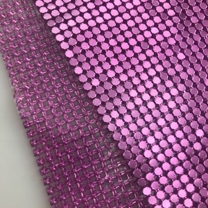De Metal de aluminio de malla de tela de lentejuelas bolso de ropa cortina - Product Image 3