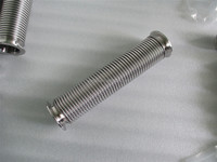 Fuelle de Vacío de Acero Inoxidable KF50 de Alta Calidad, Pared Gruesa de 0.3mm, Tipo de una Pieza, SUS304