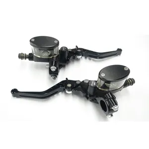 Motorcycle modified 7/8'' Hydraulic CNC Brake Clutch Master Cylinder Reservoir Lever