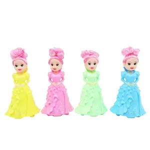 2018 hot selling baby dolls for girls pull back toy plastic girl fashion doll toy