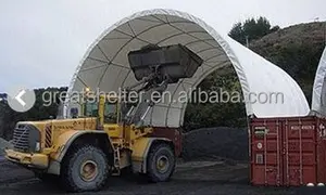 Vòm lều lưu trữ kho lều PVC dome nơi trú ẩn