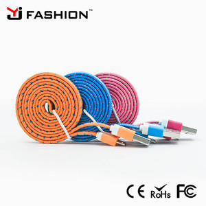 Teléfono caliente accesorio nylon trenzado <span class=keywords><strong>micro</strong></span> <span class=keywords><strong>USB</strong></span> <span class=keywords><strong>Cable</strong></span> cargador para <span class=keywords><strong>Apple</strong></span> y teléfono móvil sumsung - Product Image 6