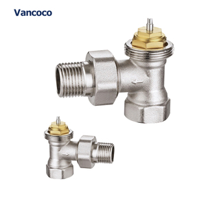 <span class=keywords><strong>Valvola</strong></span> termostato per radiatore manuale in ottone angolato nichel IV103-J - Product Image 3