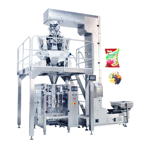 0.01% peso de precisión automática completa Quad bolsa de frutas secas de pasas de la máquina de embalaje - Product Image 1