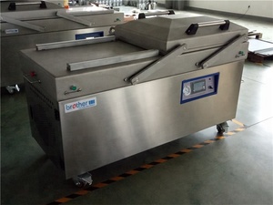 Machine d'emballage sous vide à Double chambre, appareil <span class=keywords><strong>de</strong></span> remplissage automatique pour <span class=keywords><strong>gaz</strong></span> halogène, sacs en plastique, mise en plis - Product Image 2