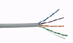 24AWG 4PRSแมวอำนาจ5 RJ-45 UTP Cat5eสายเคเบิลเครือข่าย