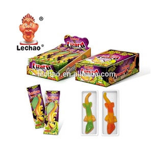 Bonbons aux fruits certifiés HACCP/BRC, vente en gros de bonbons, bonbons en forme de serpent, gommes animales de Chine, en-cas <span class=keywords><strong>halal</strong></span>, sucrés avec emballage en boîte - Product Image 4