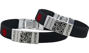 <span class=keywords><strong>Bracelet</strong></span> personnalisé gravé avec le nom <span class=keywords><strong>Bracelet</strong></span> QR pour enfants - Product Image 6