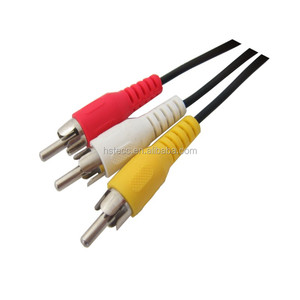 Xerxes <span class=keywords><strong>RCA</strong></span> audio video cable de extensión 3 <span class=keywords><strong>RCA</strong></span> macho 6 pies - Product Image 3