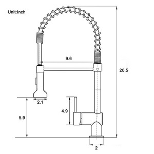 Современная Одноручная кухонный смеситель для раковины - Product Image 6