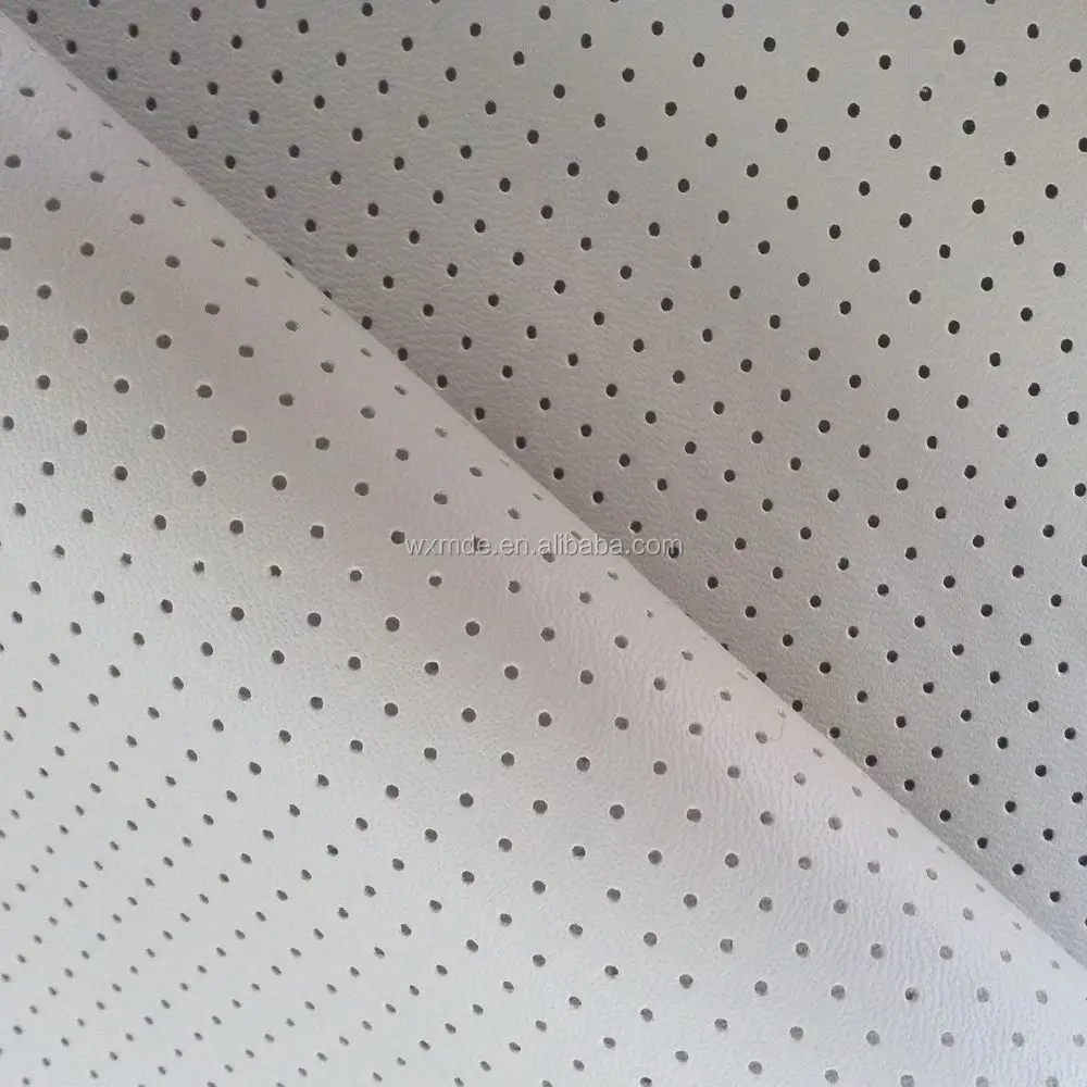 Cuero de PVC con agujero círculo/sofá de cuero Artificial/PVC de cuero sintético