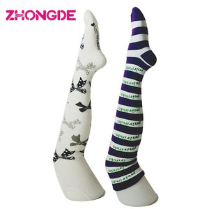 Nouvelle arrivée chaud impression personnalisée femmes <span class=keywords><strong>cuissardes</strong></span> <span class=keywords><strong>chaussettes</strong></span> - Product Image 1