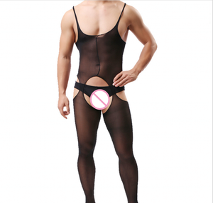 Degli <span class=keywords><strong>uomini</strong></span> Calze A Rete Bodystocking <span class=keywords><strong>Collant</strong></span> Sexy Lingerie Biancheria Intima - Product Image 1