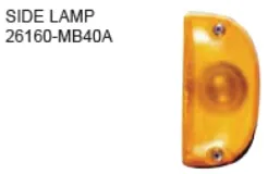 OEM 26160-MB40A для NISSAN CABSTAR 06 'Автомобильная боковая лампа боковой свет