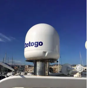 Deniz taşınabilir uydu TV anteni için tekne tarafından sağlanan Dotogo