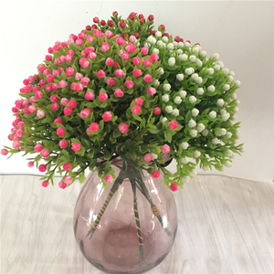 Fleur plastique artificielle d'herbe milan, plantes vertes ornementales, en <span class=keywords><strong>pot</strong></span>, 1 pièce - Product Image 6