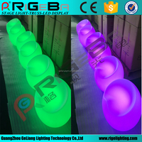 Extérieur Étanche led apple batterie de fauteuil coloré brillant pomme forme meubles de siège de barre pour le club