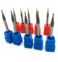 Fraise à queue conique à 2 dents en carbure de tungstène pour le bois, usinage CNC