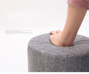 <span class=keywords><strong>De</strong></span> <span class=keywords><strong>Madera</strong></span> Suave resto silla ronda otomano taburete - Product Image 4