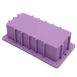 Molde de Silicona Rectangular Flexible <span class=keywords><strong>para</strong></span> Jabón y Velas, Apto <span class=keywords><strong>para</strong></span> <span class=keywords><strong>Lavavajillas</strong></span>, con Patrón Geométrico, <span class=keywords><strong>para</strong></span> Manualidades Caseras - Product Image 2