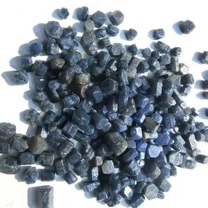 Wholesale Natural Semi Precious Gemstone Rough Uncut Blue Corundum For Jewelry Making