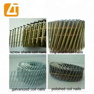 Competitive Price!!! 15 Degree Pneumatic Nail, Galvanized Pallet Roofing Coil Nail, <strong>Clavo</strong> En Rollo - Product Image 5