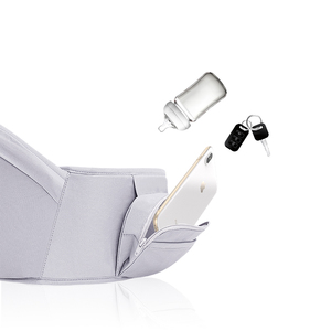 Các Nhà Sản Xuất Mang Theo Em Bé Tiện Dụng Hipseat Với Mũ Trùm Đầu Bằng Vải Cotton Phía Trước Đi Bộ Đường Dài Người Lớn Có Thể Điều Chỉnh Quấn Để Mang Trẻ Sơ Sinh - Product Image 3