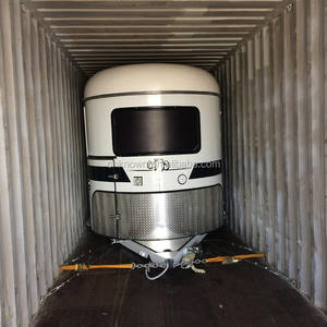 2025 Bekende Op Maat Gemaakte Glasvezel Paard Gooseneck Trailer Met Woonruimte 3800Kg Payload 2 As Te Koop - Product Image 4