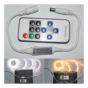 RF Remote <span class=keywords><strong>Controller</strong></span> DC 12 v 11 Tasti <span class=keywords><strong>Mini</strong></span> Dimmer per Led Singola Striscia di Colore 5050 3528 casa di illuminazione RF dimmer - Product Image 4
