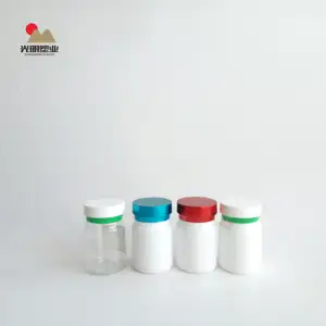 80cc Garrafa de Plástico Frasco de Comprimidos Farmacêuticos O cogumelo Com Certificação ISO