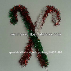 24" oropel navidad del bastón de caramelo, de navidad adornos para las decoraciones de navidad. - Product Image 2