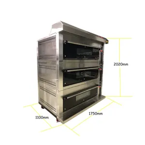 commercial baking equipment deck oven for pizza,bakery machines pizza deck oven,deck oven bread machine
