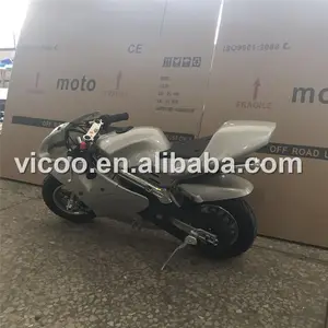 Mini süper 49CC 2 zamanlı çocuklar çocuk motosikleti CE ile