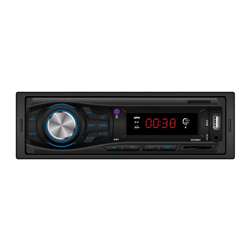 Cheap Car BT Stereo 2 USB Car Radio 1 Din FM BT Aux Input Receiver Single Din SD With Remote Control MP3 BT Player