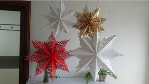 Folding Paper Decoration <strong>Star</strong>/ <strong>Hanging</strong> <strong>Star</strong> Lantern/ Paper <strong>Star</strong> Lantern for Christmas Wedding Decoration - Product Image 5