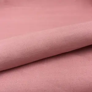 Vendendo por atacado hot rosa lençóis de linho rayon tecido material de vestuário