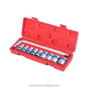 10 Cái Garage Workshop Dụng Cụ Cầm Tay Ổ Cắm Bộ Dụng Cụ Thiết Bị Có Tay Cầm L + Ổ Cắm Tiêu Chuẩn 1/2 - Product Image 2