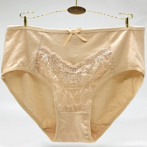 Culotte Sexy Transparente en Dentelle de Coton Grande Taille pour Femme - Product Image 2