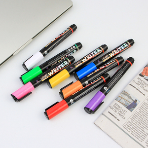 Marcador de Tiza Líquida de Neón No Tóxico de <span class=keywords><strong>Marca</strong></span> Propia OEM para Pizarras, Cartón Negro - Product Image 2