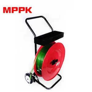 MPPK H405 büyük mobil Polyester bant standı sepeti bant arabası evcil hayvan kayışı dağıtıcı