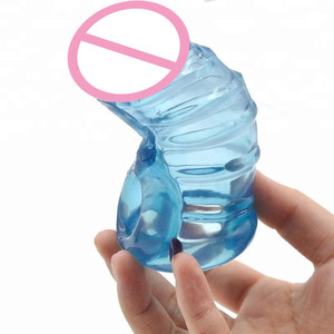 Yumuşak horoz kollu erkek seks oyuncak Penis kollu TPR iffet kafes - Product Image 1
