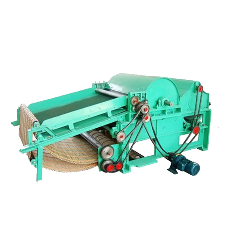 Atık tekstil kesme kullanılan pamuk geri dönüşüm makinası hattı iplik geri dönüşüm makinası