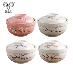 <span class=keywords><strong>Bol</strong></span> en céramique pour <span class=keywords><strong>nouilles</strong></span> instantanées avec couvercle, grande boîte à lunch, ensemble en céramique japonais pour étudiants, <span class=keywords><strong>bol</strong></span> à ramen pour hôtel, vaisselle <span class=keywords><strong>de</strong></span> table - Product Image 1