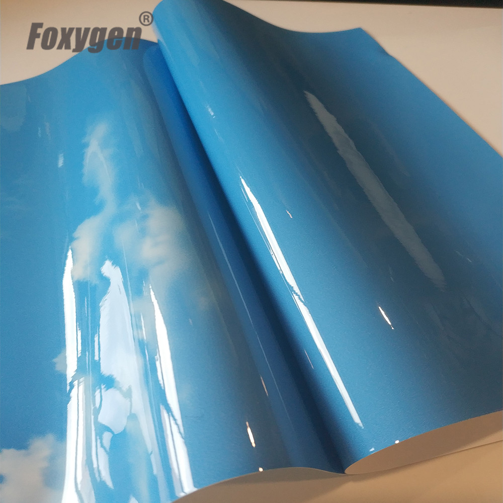 Plafond tendu imprimé ciel 3d