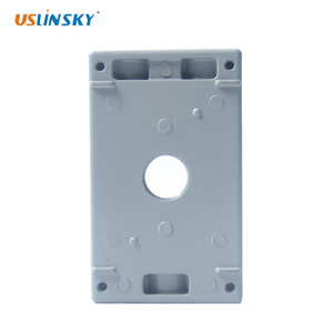صندوق تقاطع خارجي بشاشة 2gang من الألومنيوم - Product Image 4