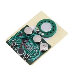 30s Recordable Voice Module with 3 Button Microphone Speaker Music Sound Voice Module with Button Battery Key control